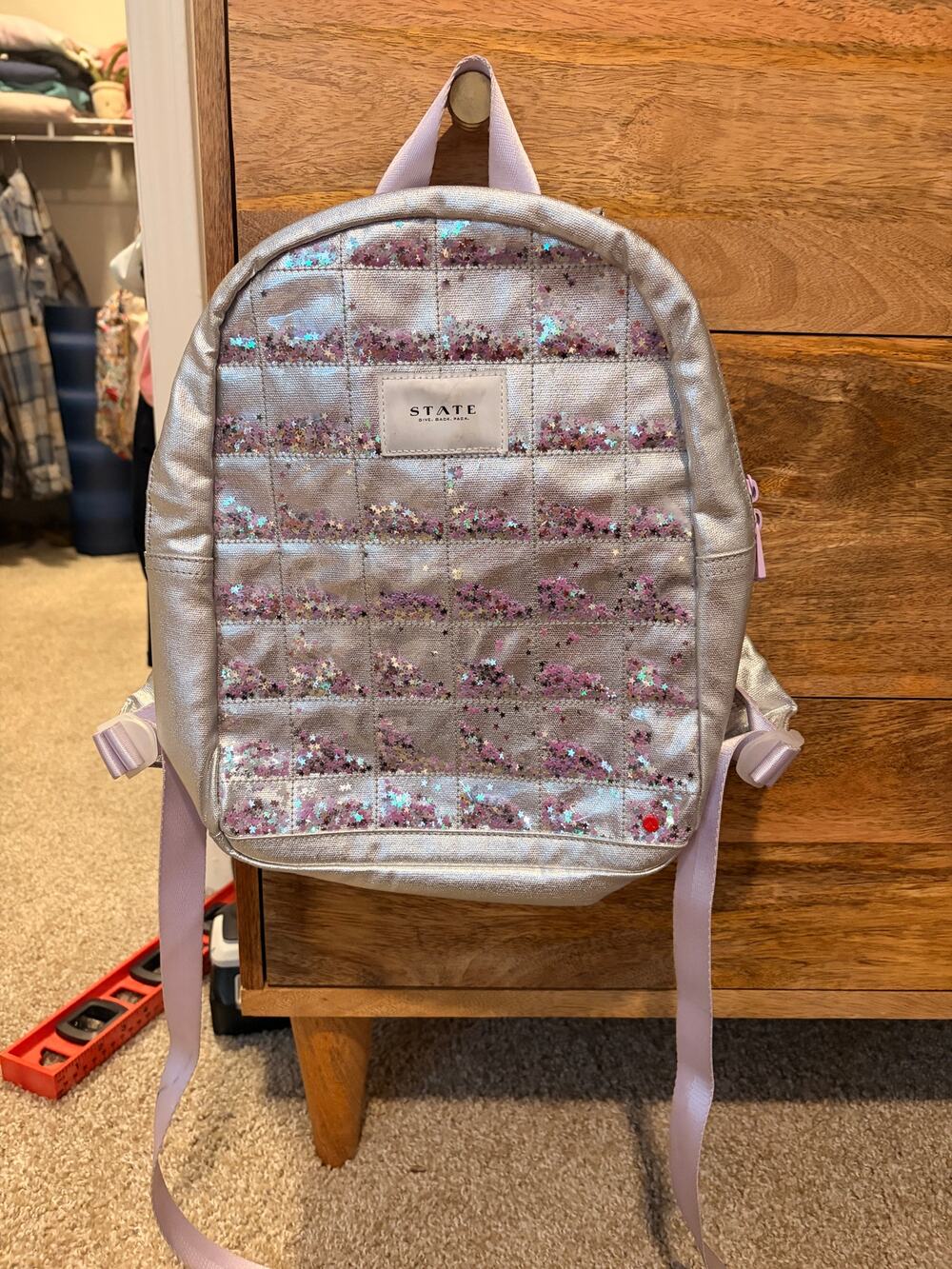 STATE Bags Mini Kane Confetti / Sequin Backpack